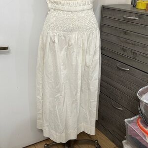 Sea New York Cream Maxi Skirt